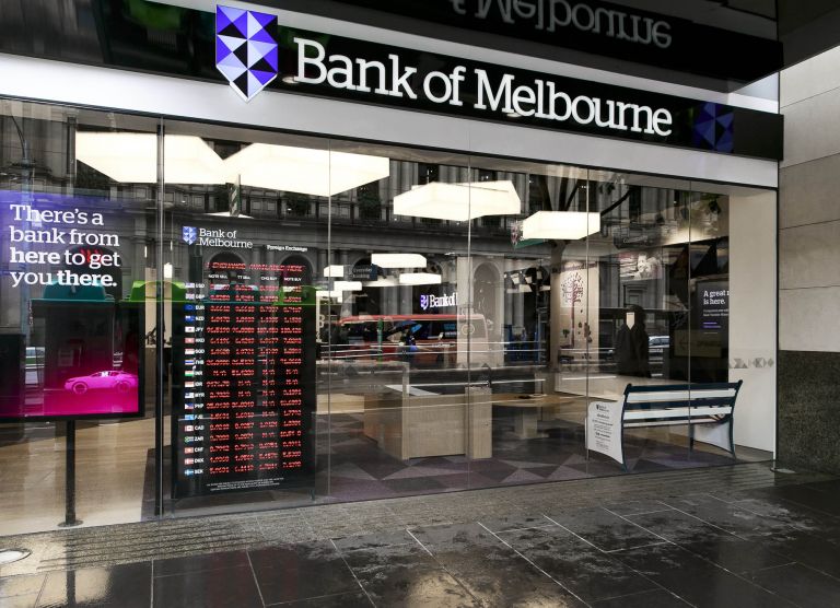 bank of melbourne branch melbourne fitout branch exterior