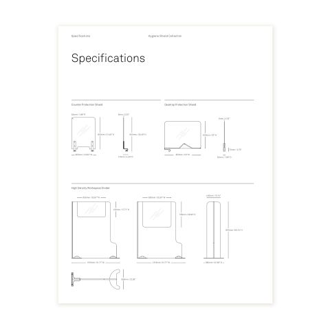 Hygiene Shield Specifications