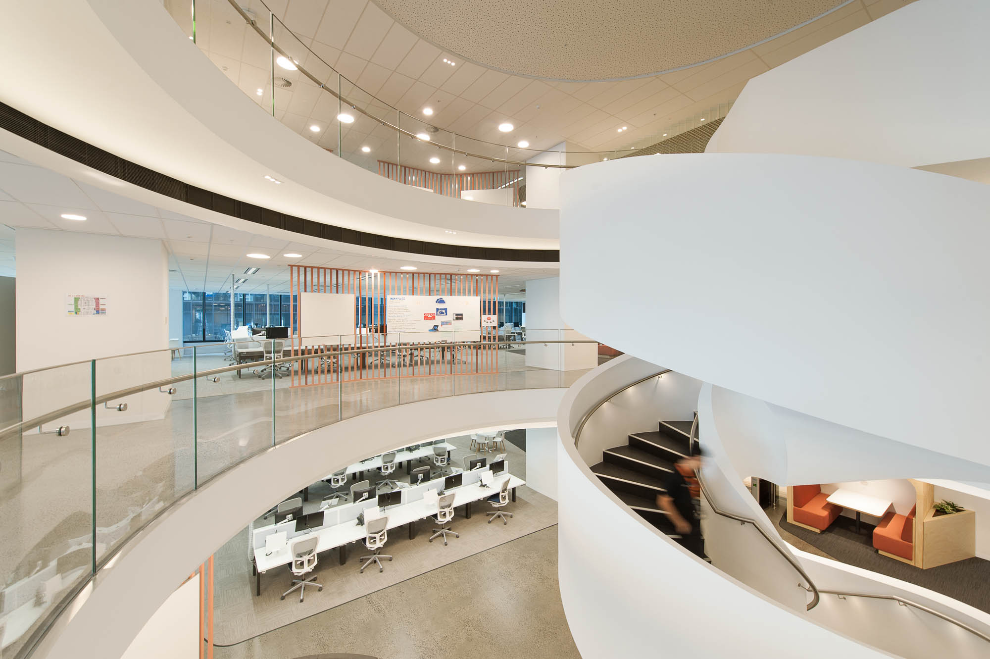 mlc office fitout staircase