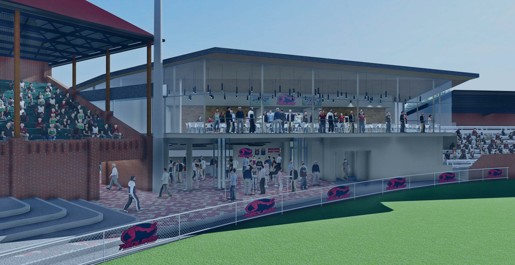 Norwood Oval Grandstand render