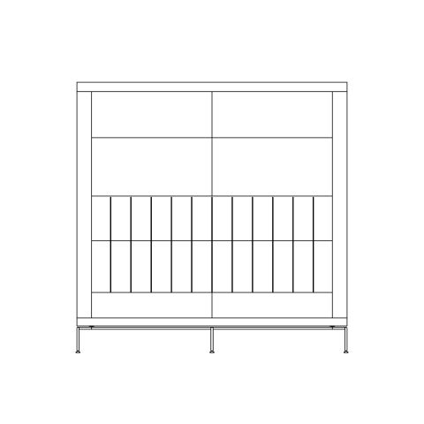 2D Kayt Hutch CAD Model