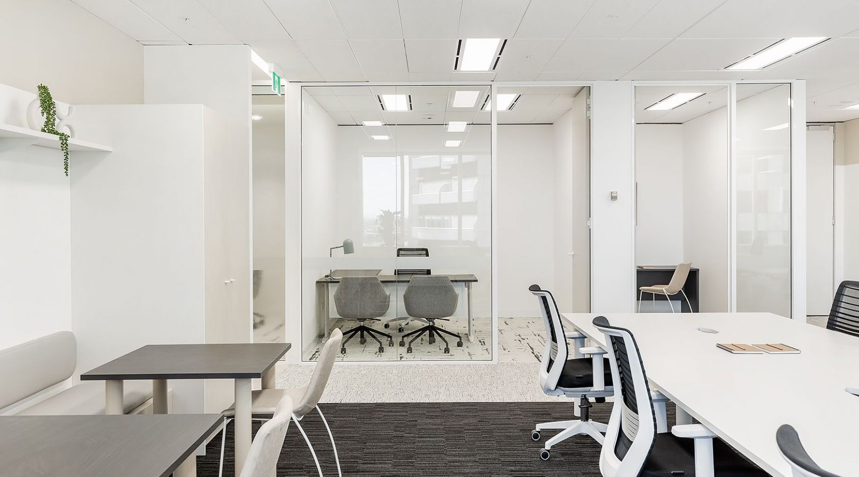 investa spec suites market street level 19 office fitout sydney schiavello meeting rooms