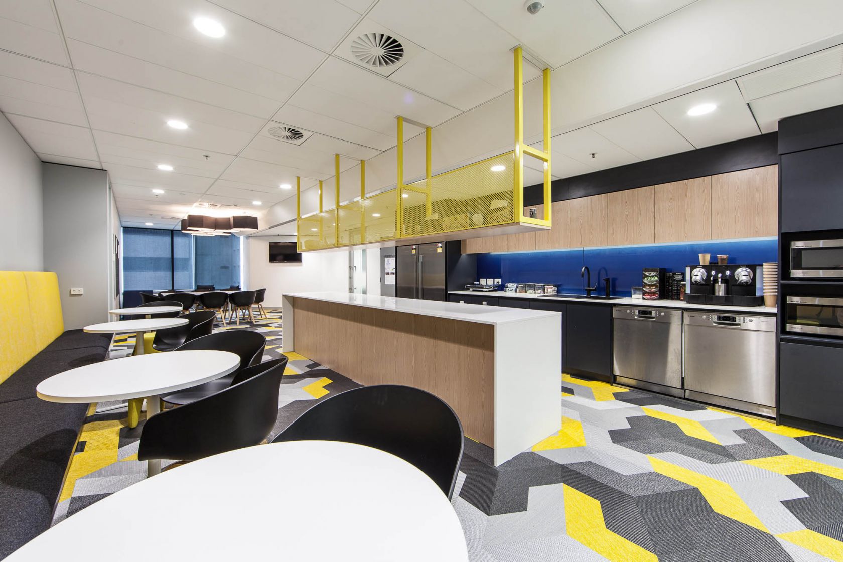 moore stephens perth office fitout kitchen