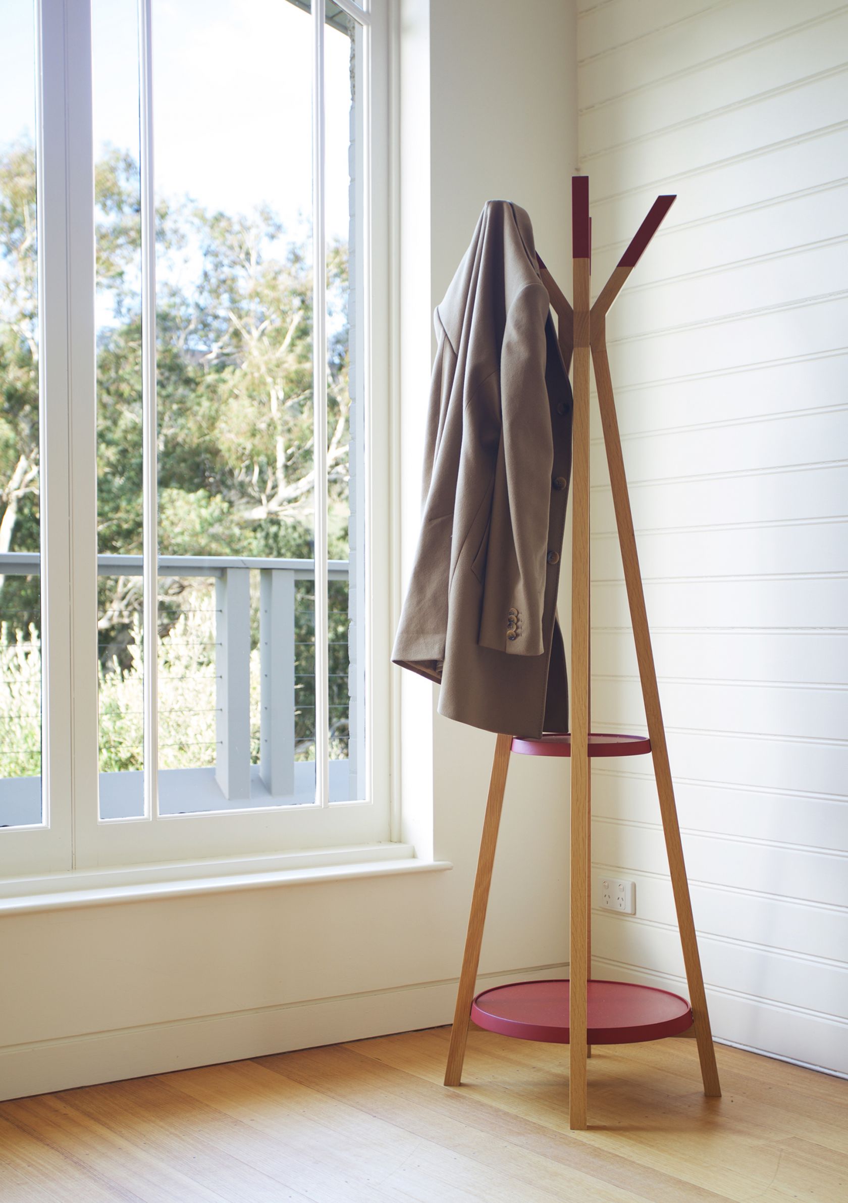 TP with coat hanging P