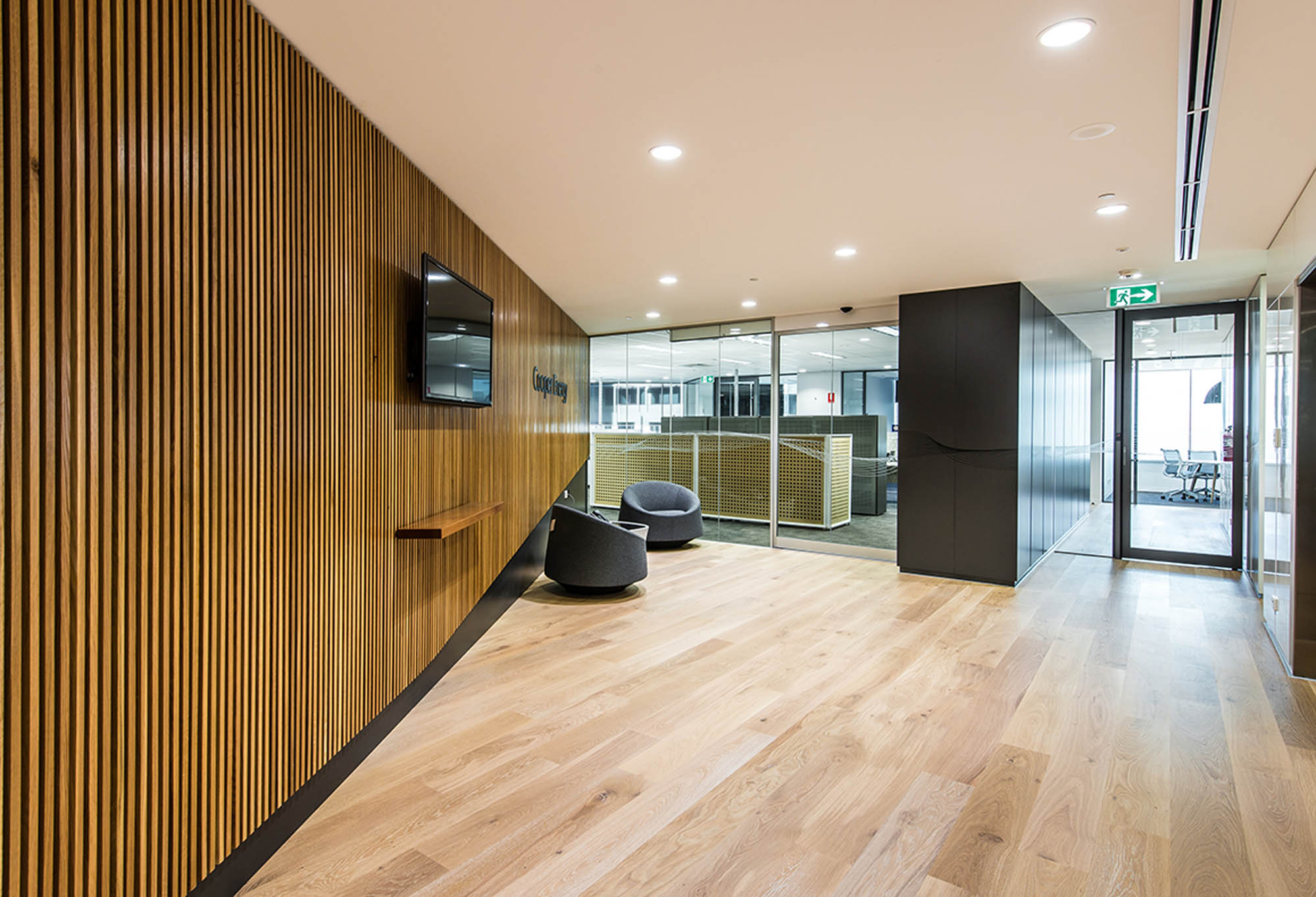 cooper energy adelaide office fitout entry