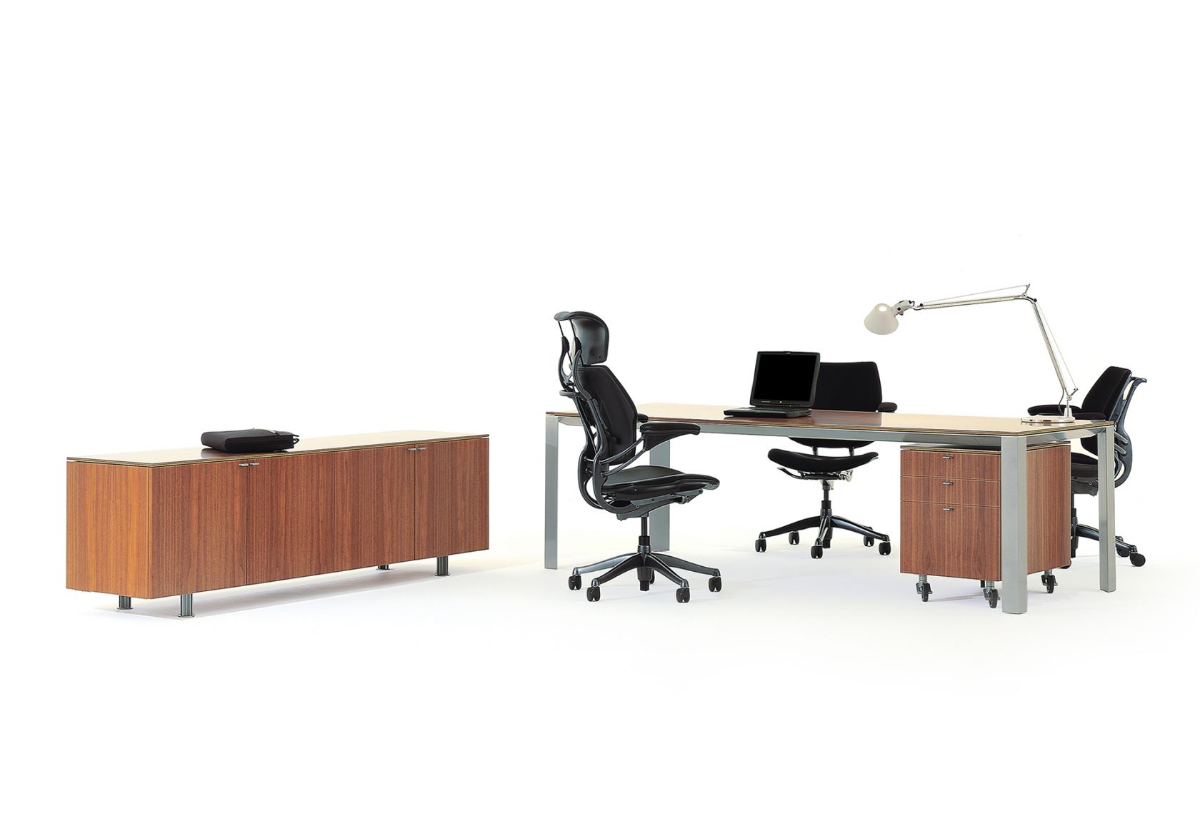 Alto Executive Desk and Alto Storage