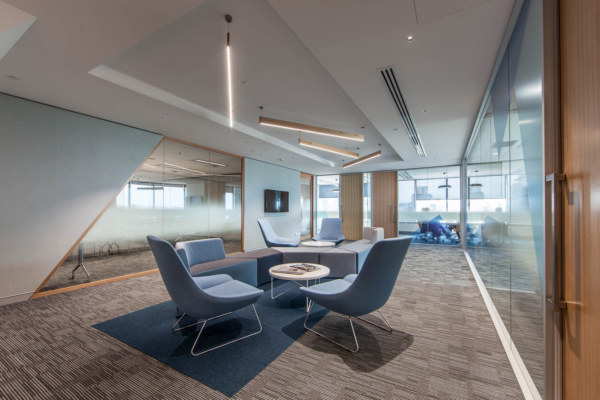 moore stephens perth office fitout waiting area