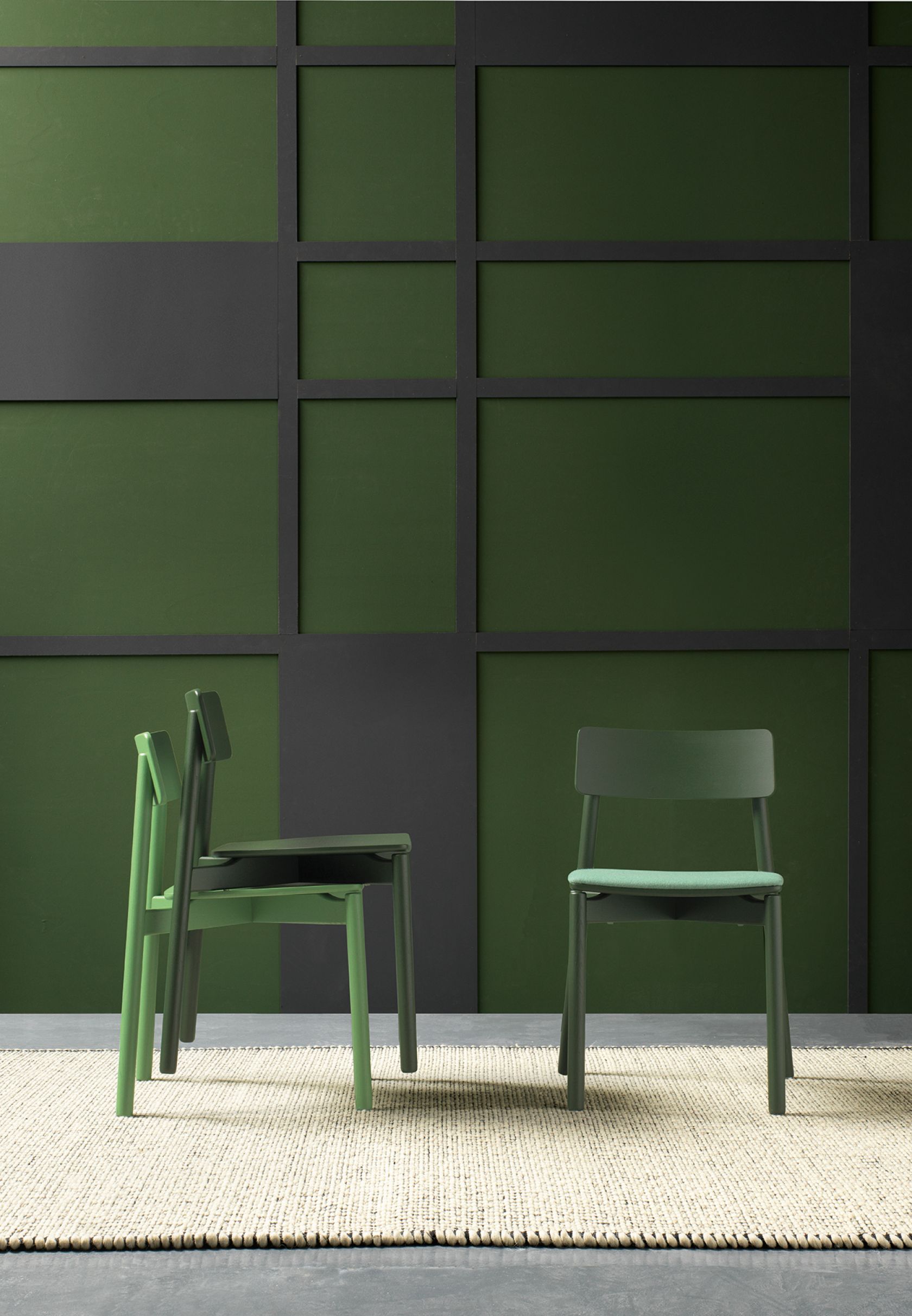 Rib Chair Green