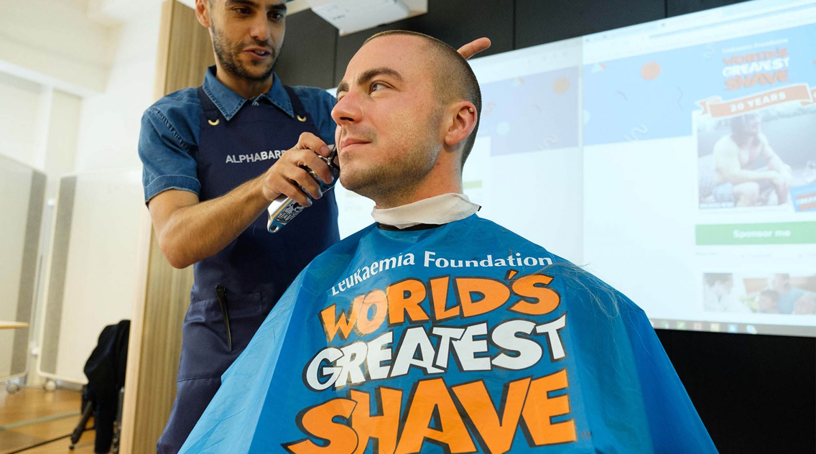 worlds greatest shave 2018 christopher schiavello charity construction social responsibility