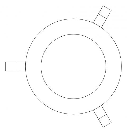 2D Toro Stool CAD Models