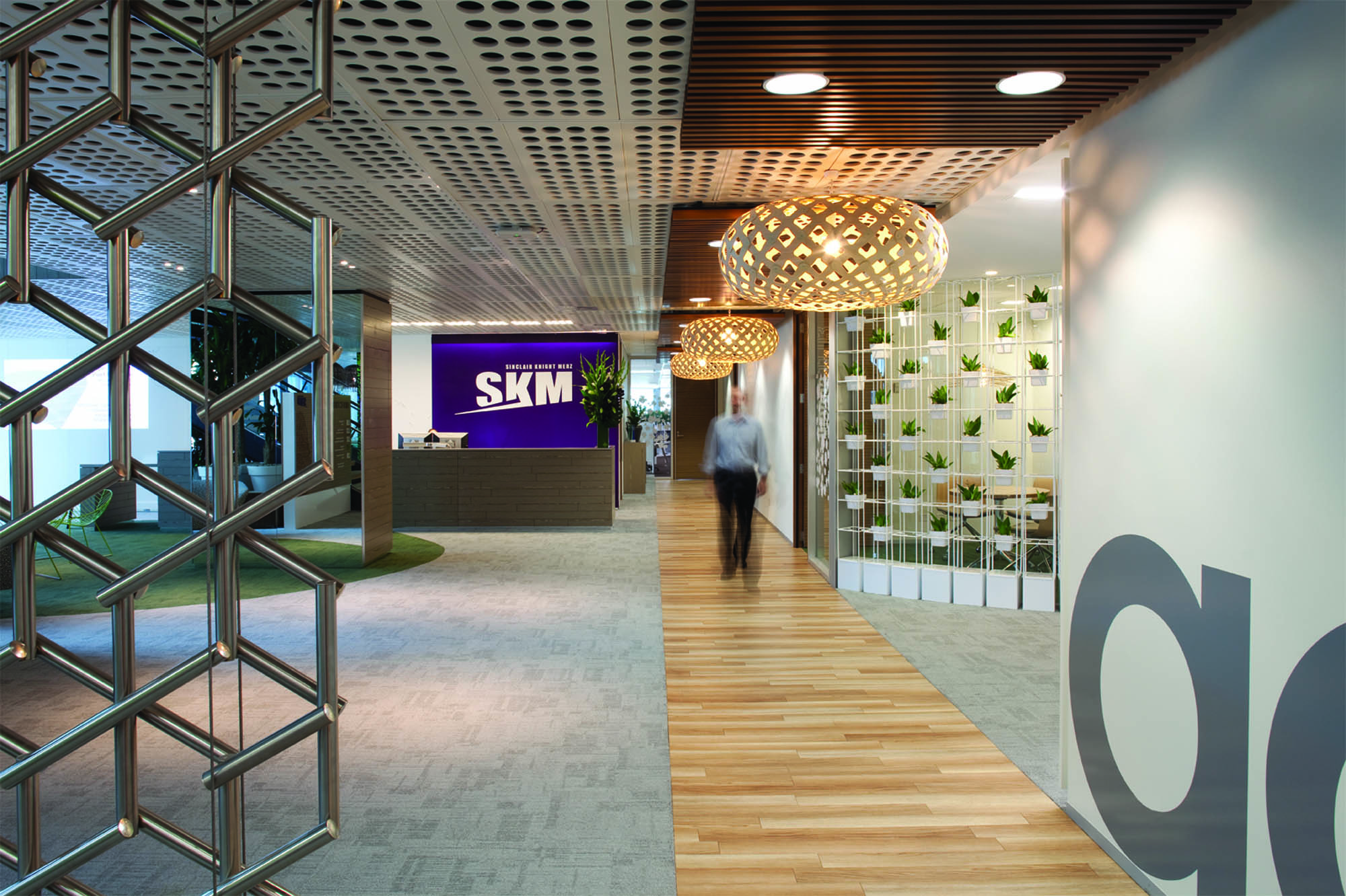 sinclair knight merz melbourne fitout foyer