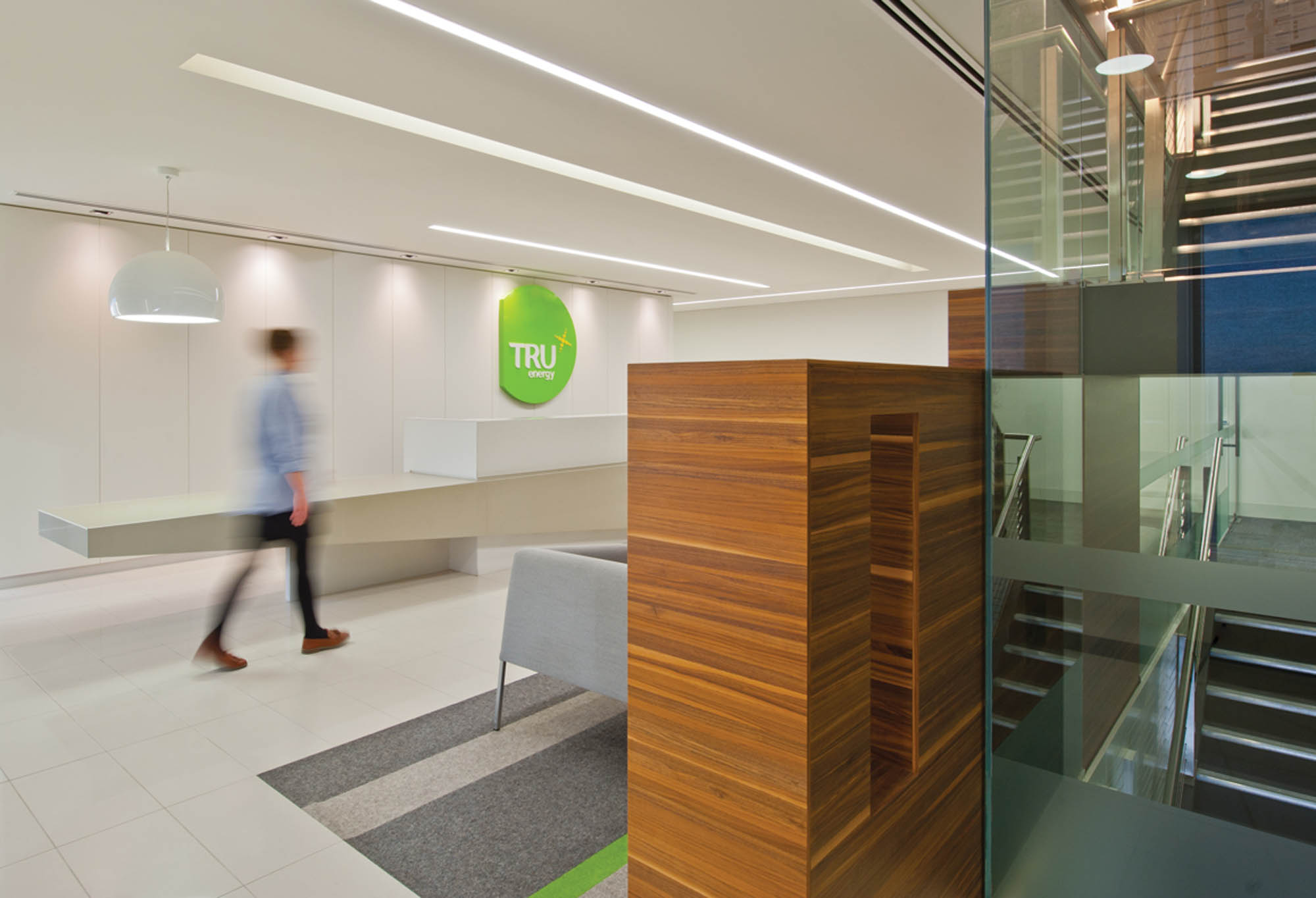 tru energy melbourne fitout reception