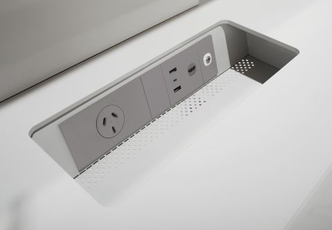 Aire Media Stand Power & Data