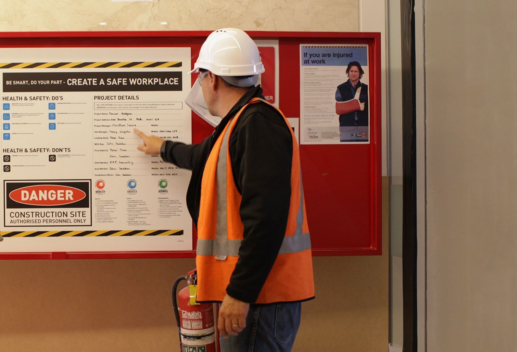 schiavello construction safety board ofsc reaccreditation