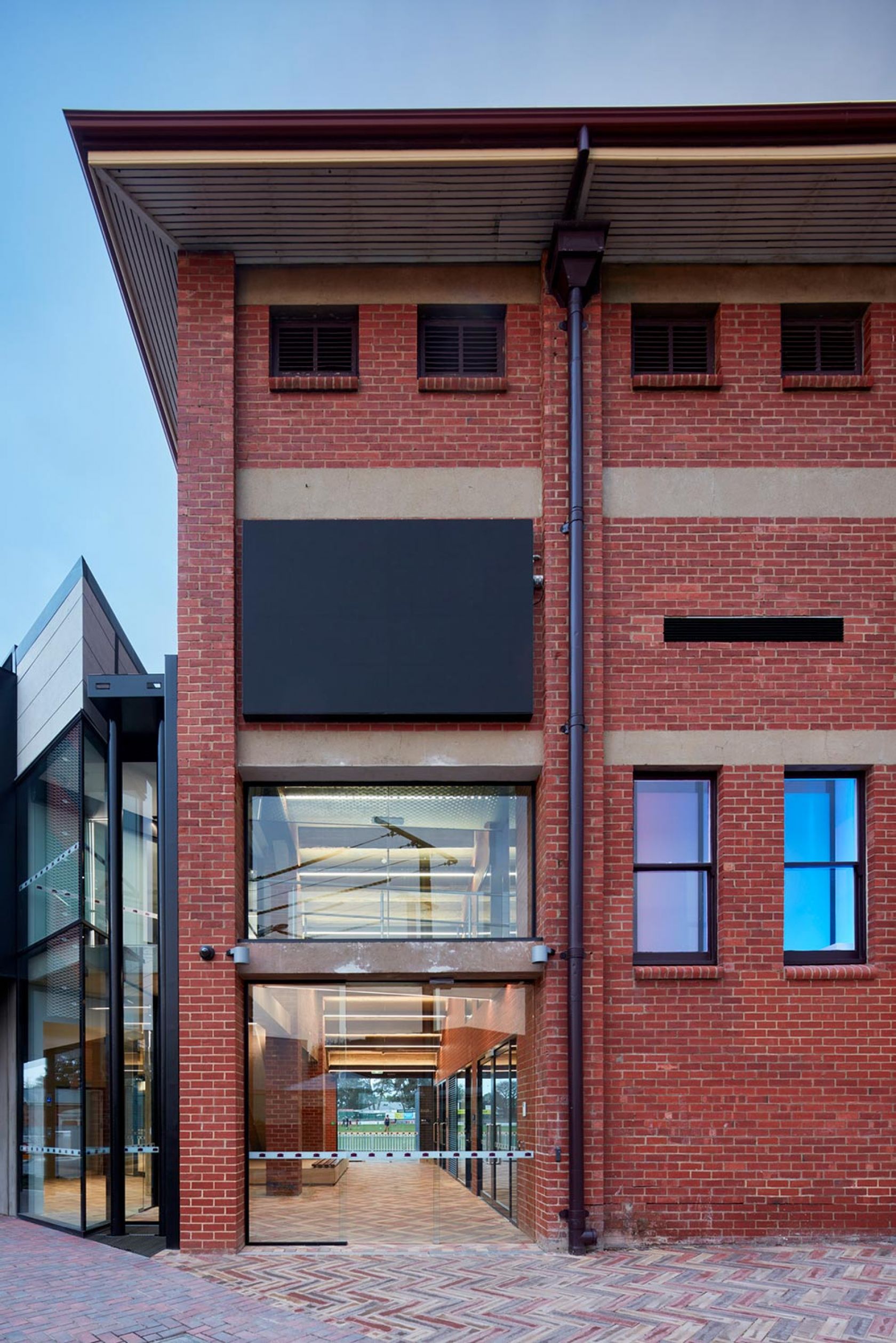 schiavello construction adelaide norwood oval sport stadium exterior entrance