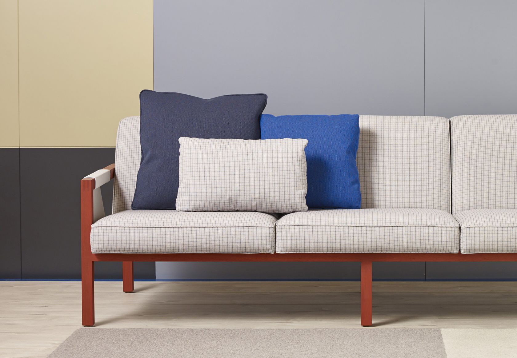 Scatter Platter Cushions and Toro Badjo Sofa