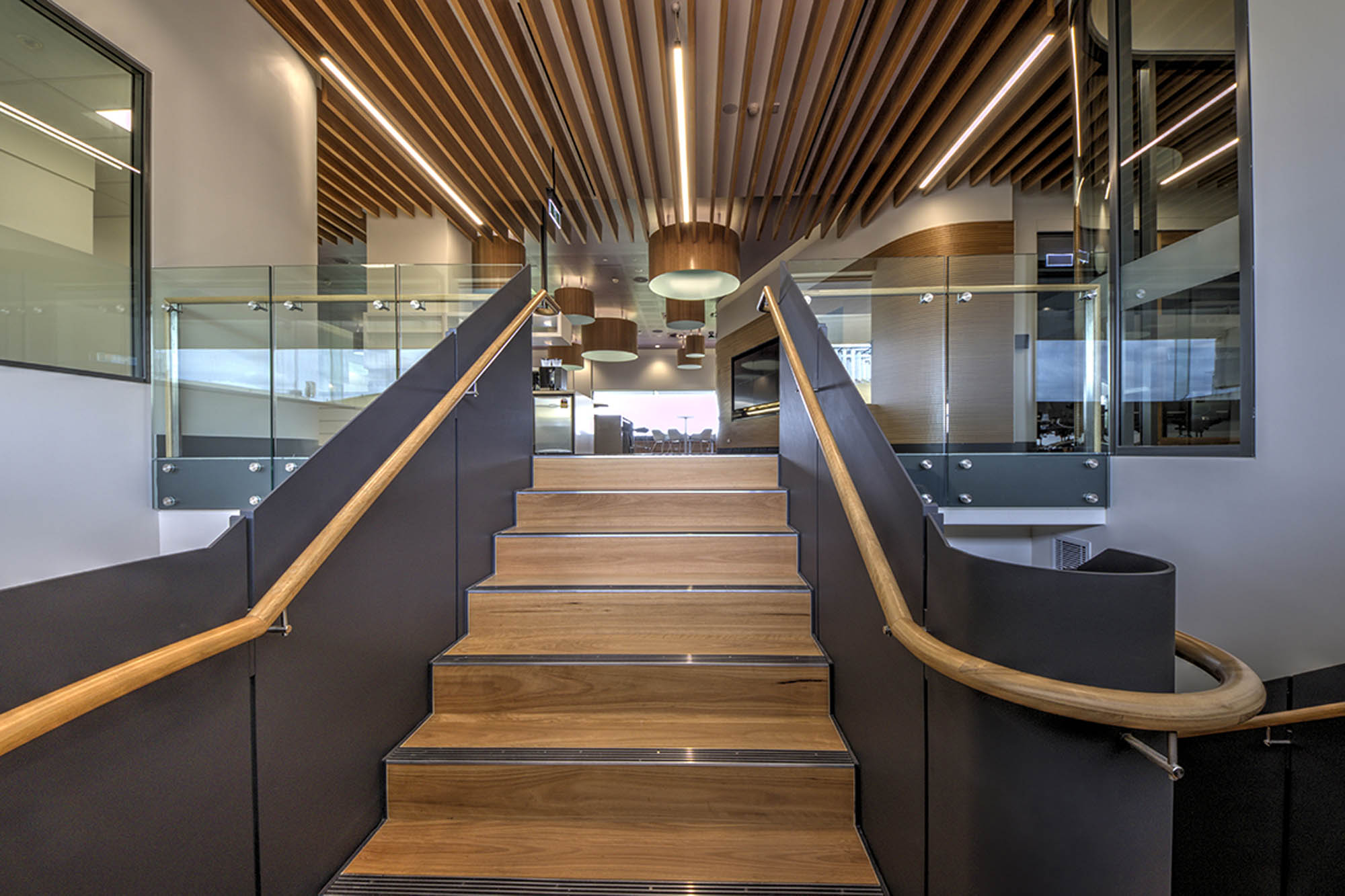 queensland university of technology executive centre brisbane education construction refurbishment staircase