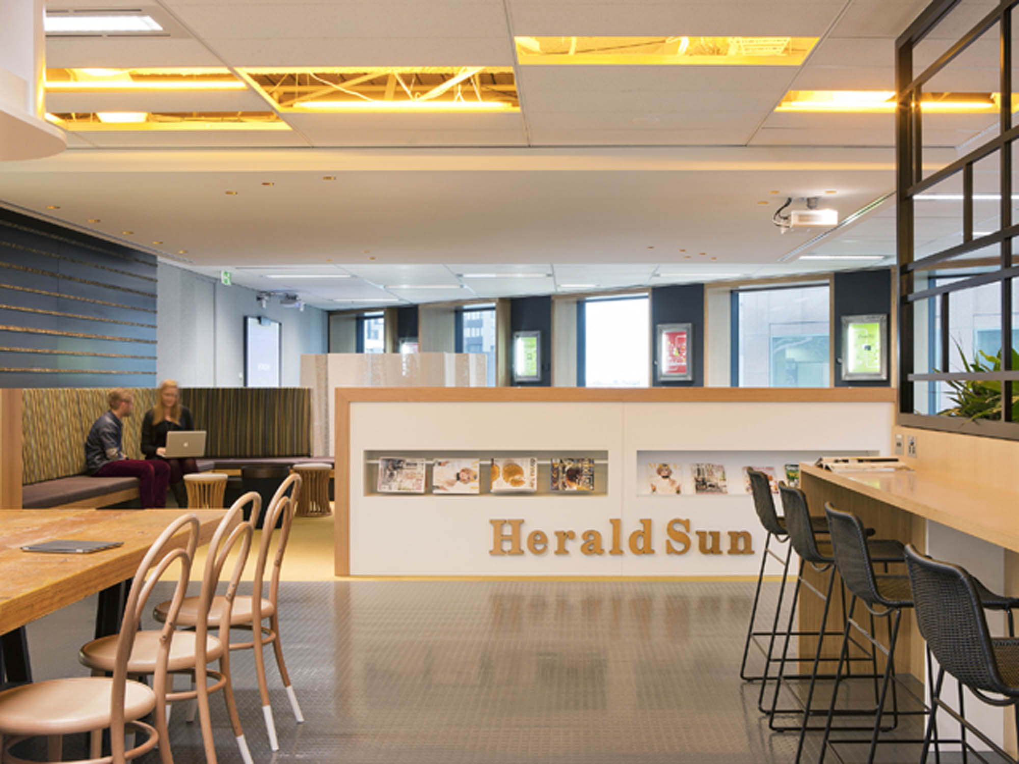 herald and weekly times melbourne fitout magazine stand