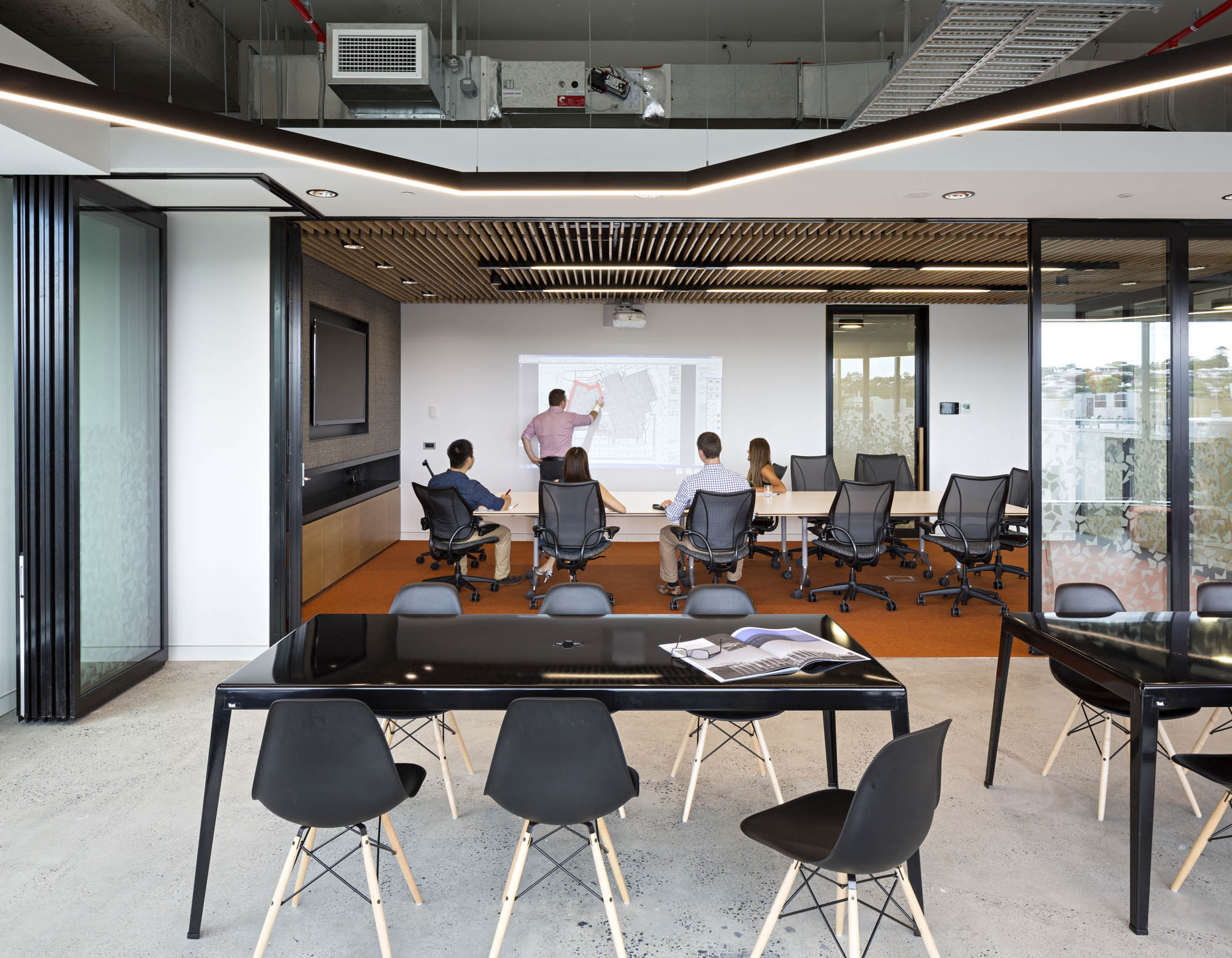 pdt architects brisbane fitout collaboration whiteboard 