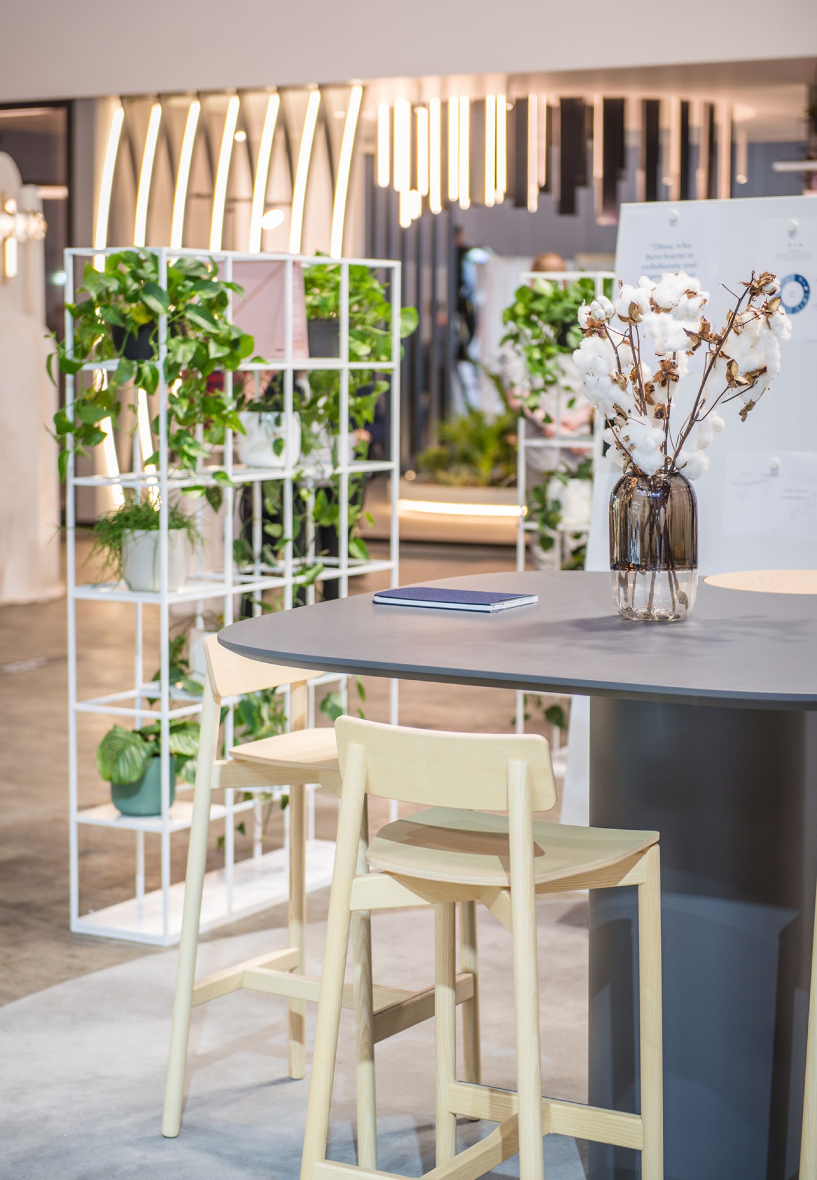 Rib Stool, Vertical Garden and Agile Table Portrait