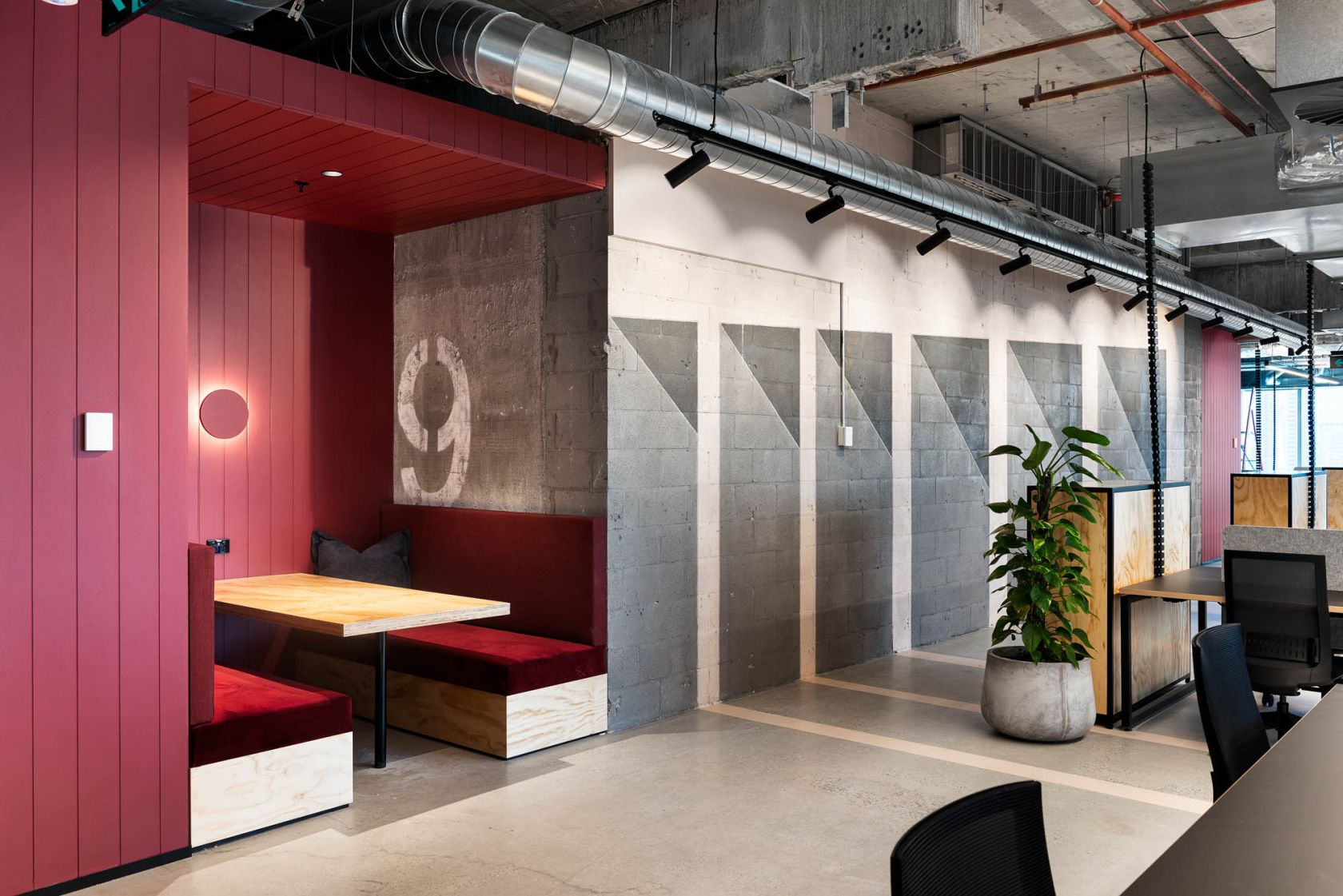 space and co office interior fitout melbourne breakout nook 