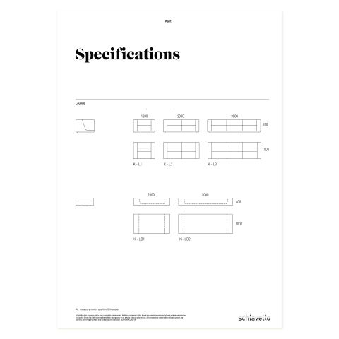 Kayt Lounge Specification Sheet