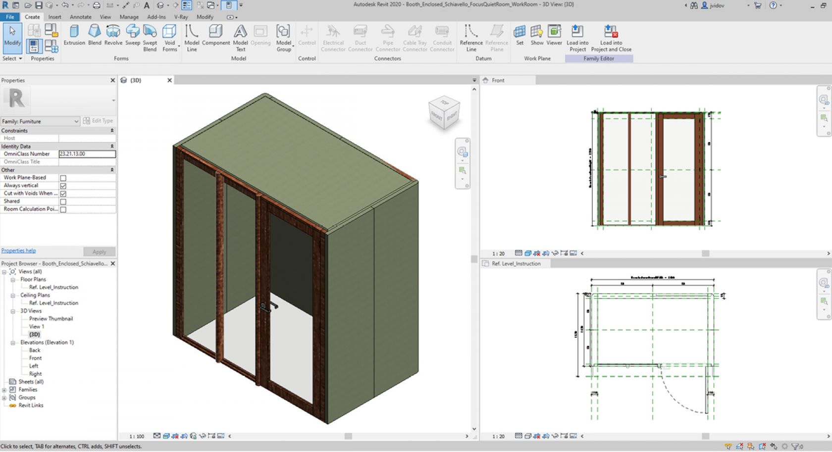 Revit Library Schiavello Furniture
