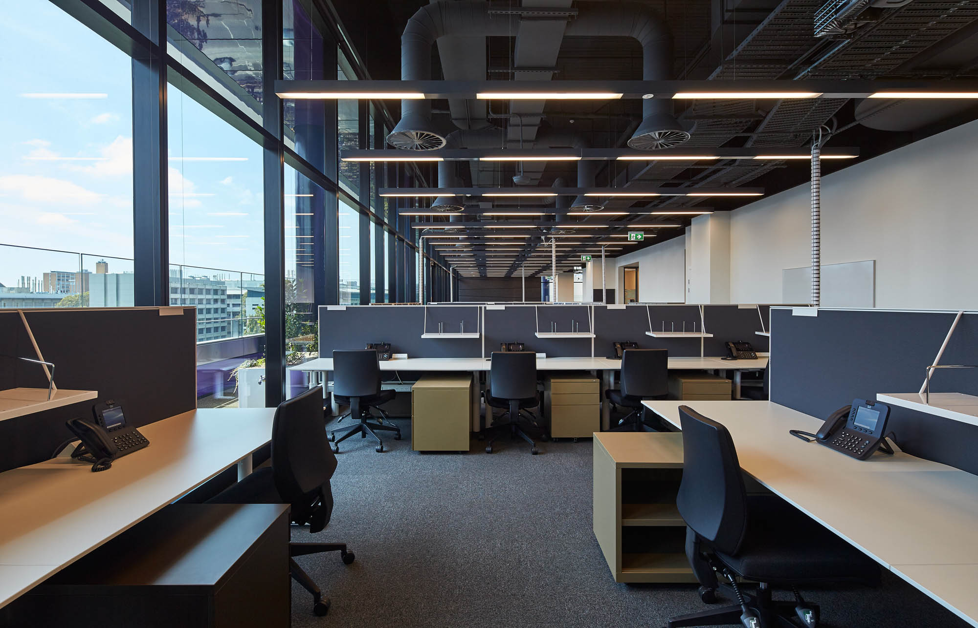 Victorian comprehensive cancer centre melbourne office fitout workstations