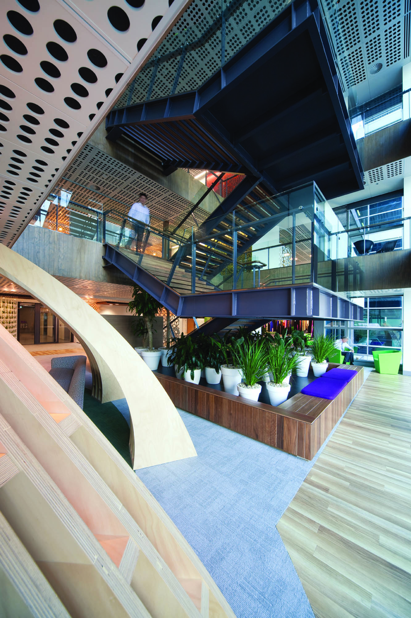 sinclair knight merz melbourne fitout staircase