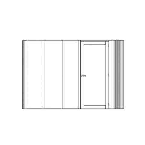 2D Focus Quiet Meeting Room CAD Models