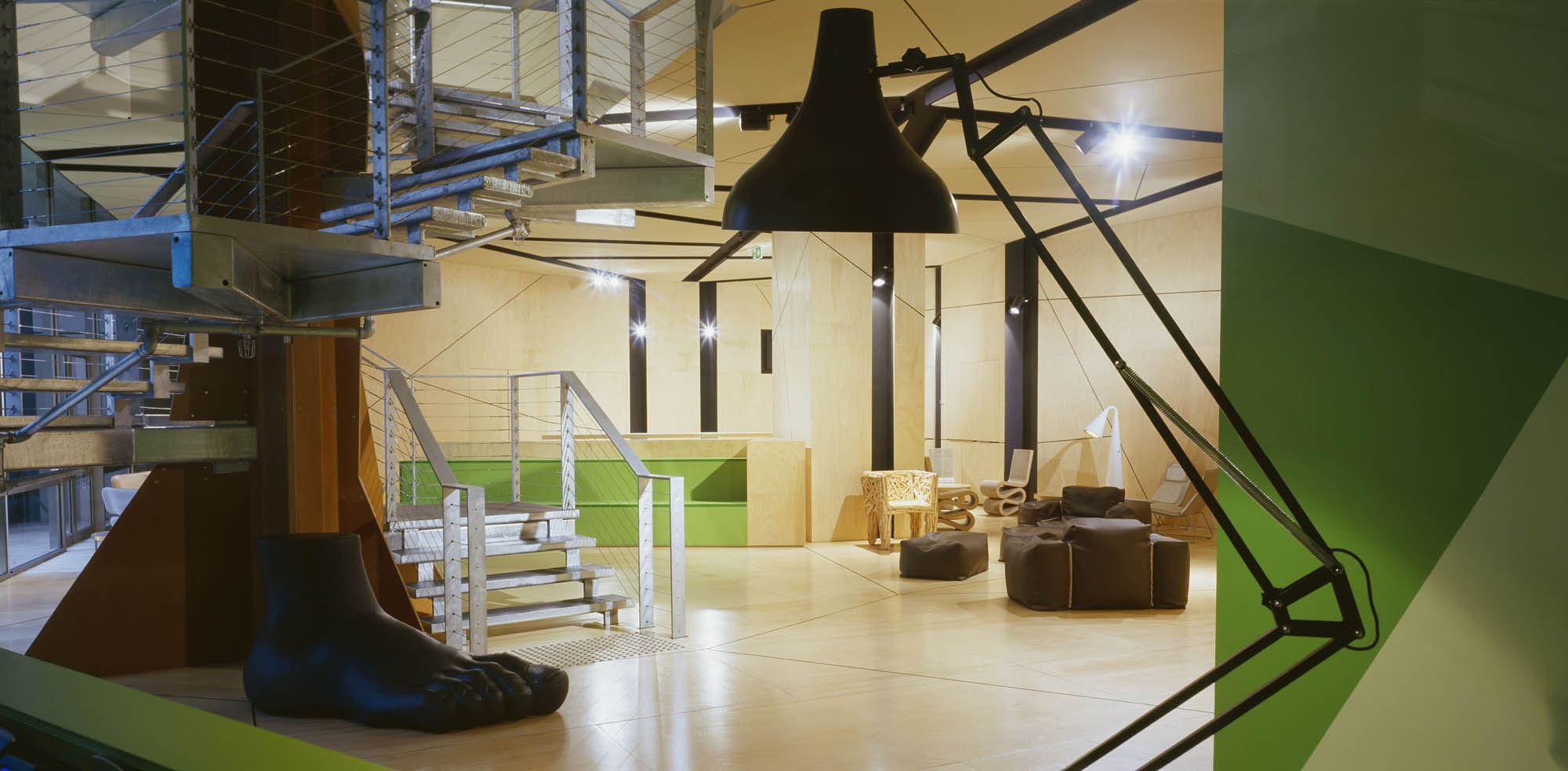anz innovation breakout centre melbourne fitout seating platform
