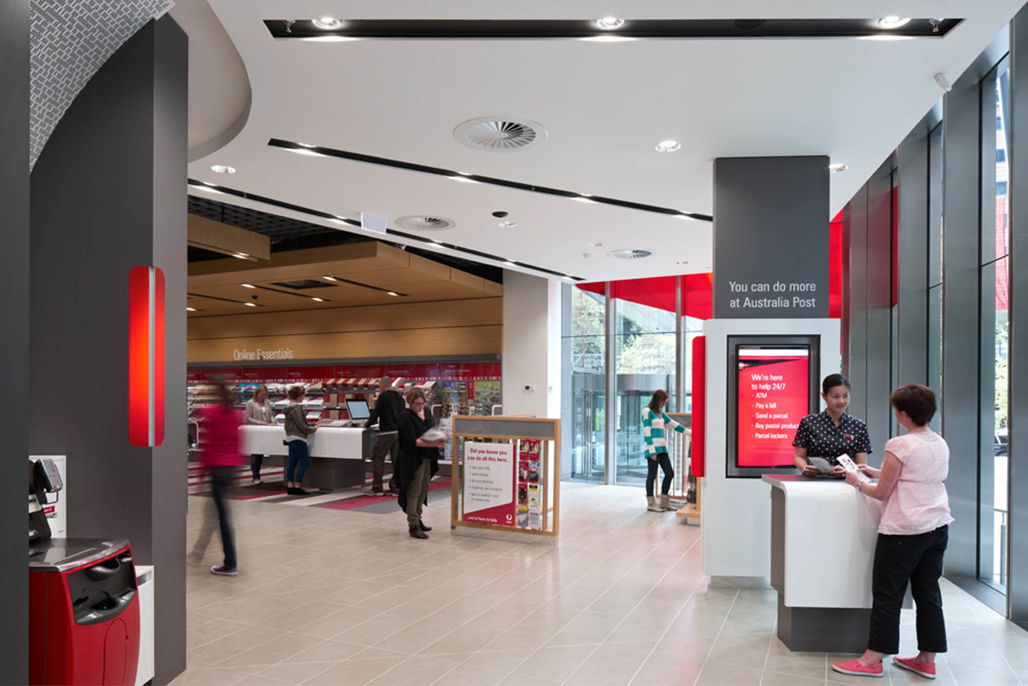 australia post melbourne retail store entrance