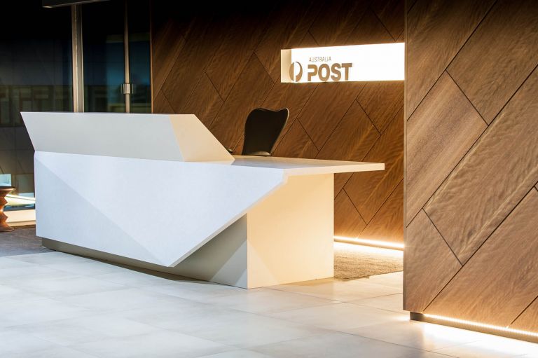 australia post adelaide fitout reception