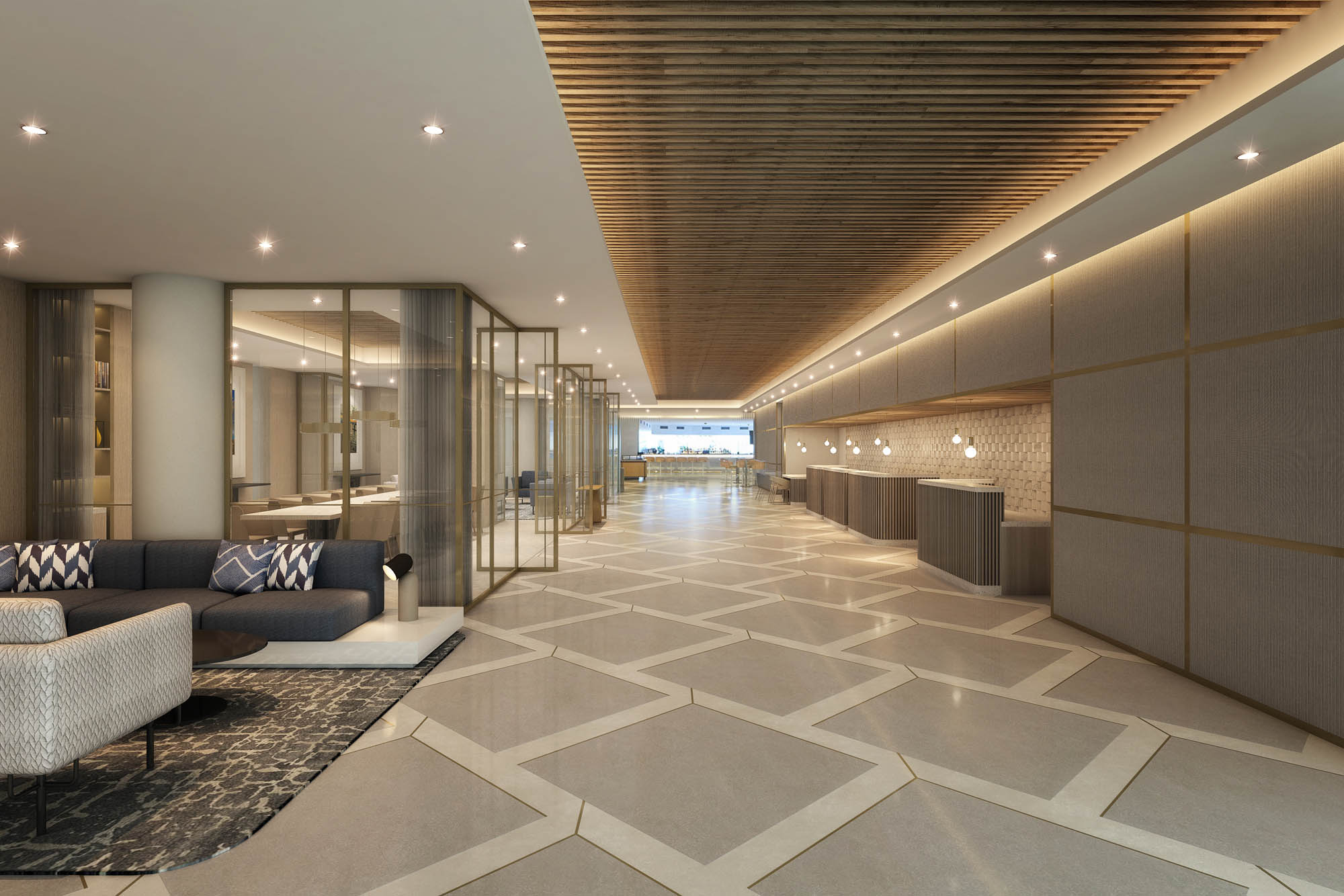 Crowne Plaza Hotel lobby Coogee Beach construction hospitality