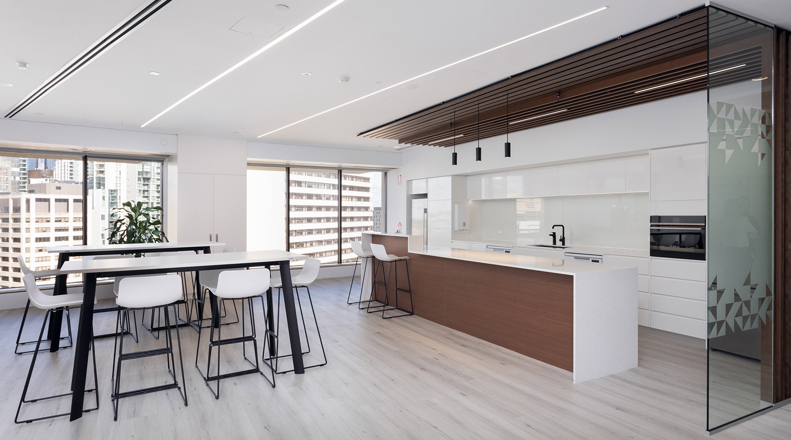 hexagon mining brisbane schiavello construction fitout industrial kitchen