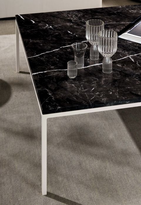 NGV Table black marble portrait