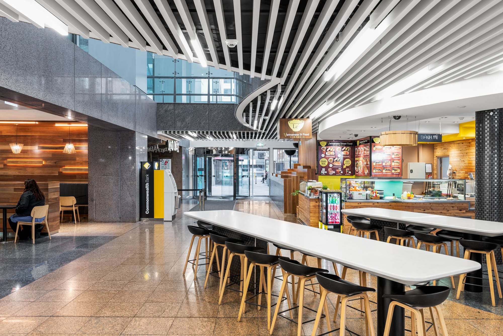 600 bourke street food court area