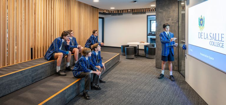 vic education fitout delasalle college students