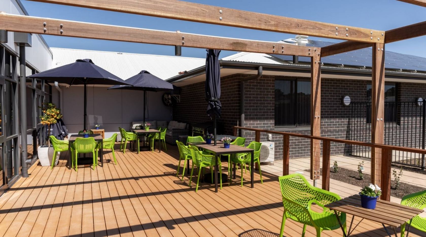 Cavalry Aged Care Facility alfresco dining