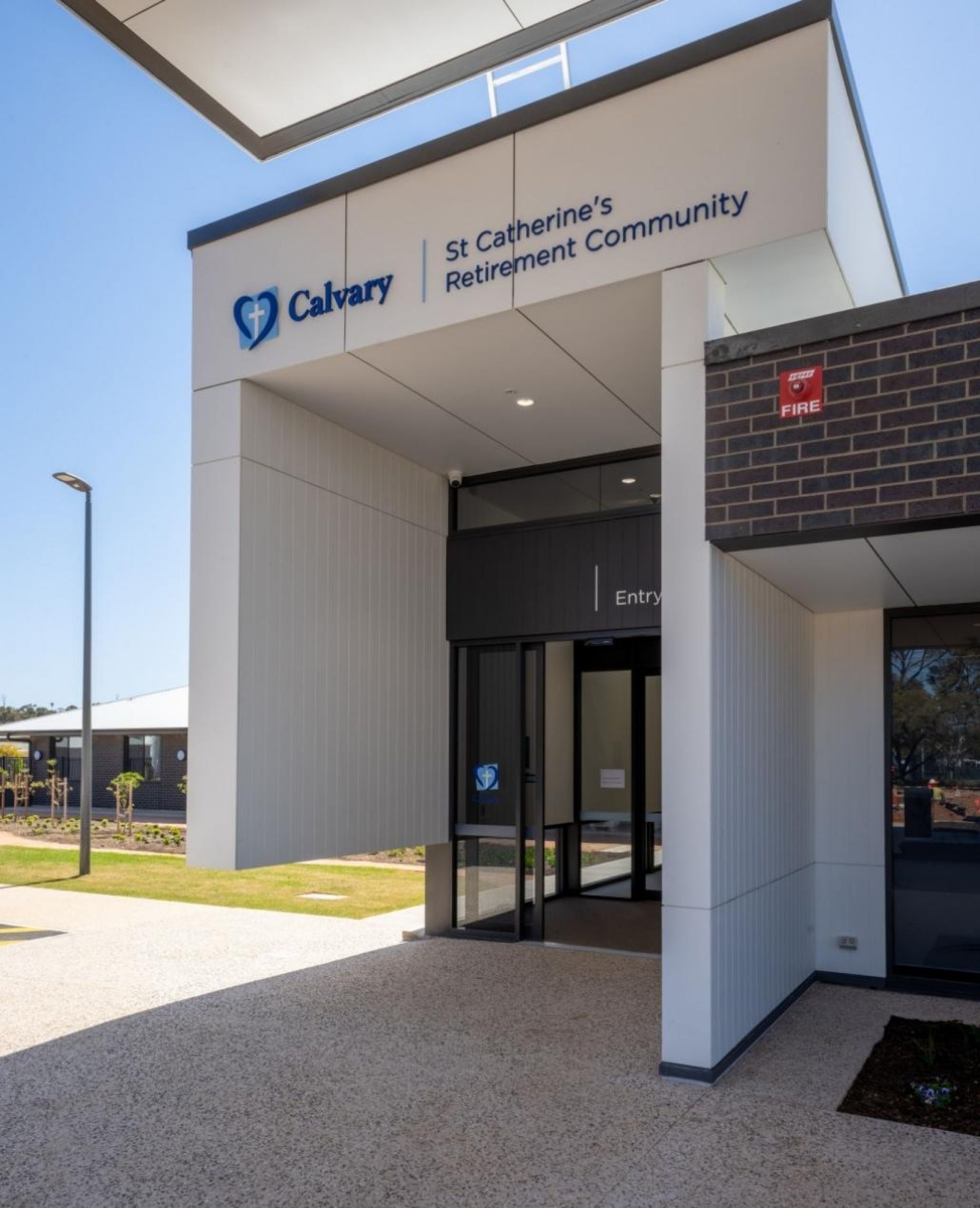 Cavalry Berri Aged Care Facility entrance