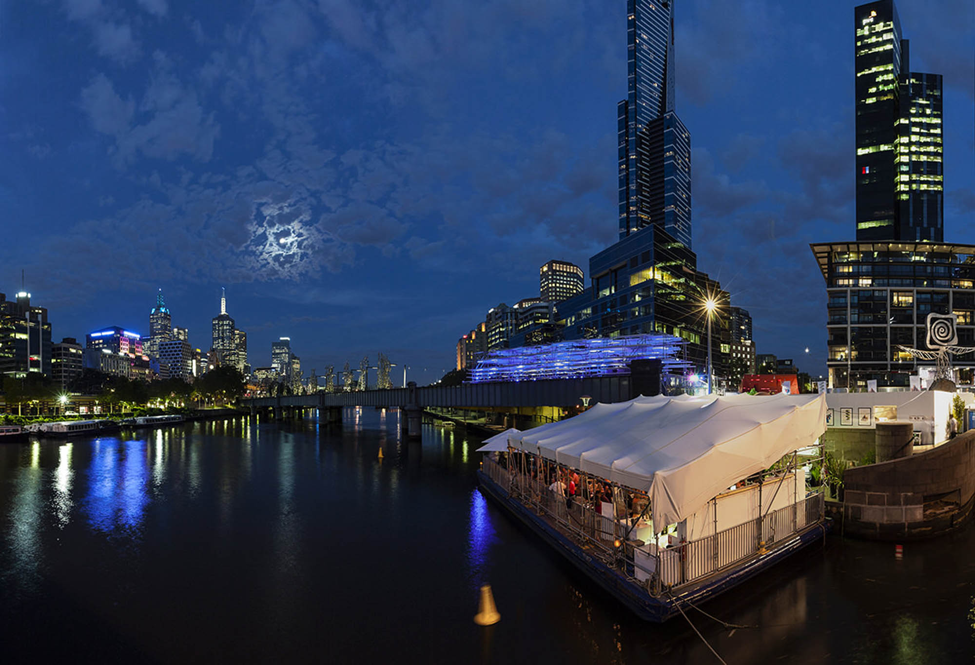 Immersery Festival Kitchen Melbourne Dusk Waterfront