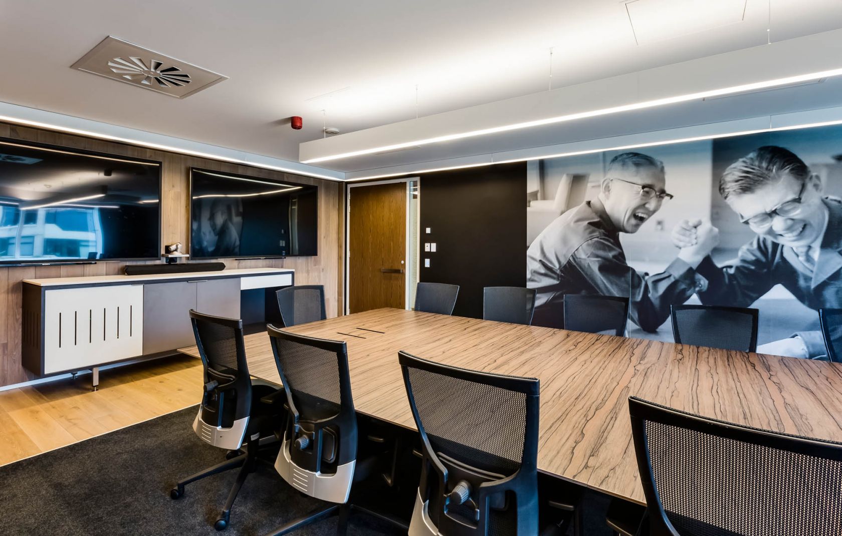 sony sydney office fitout meeting room