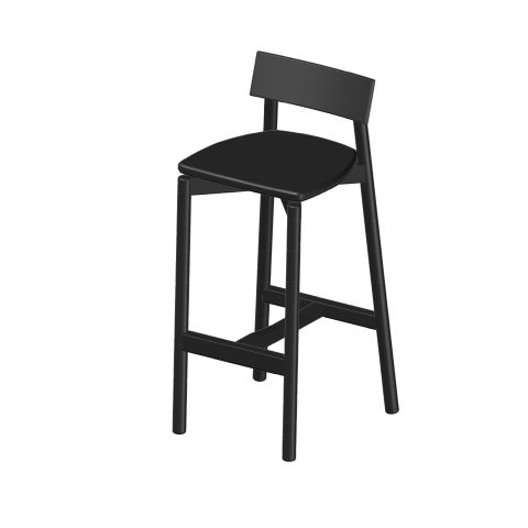3D Rib Stool CAD Model