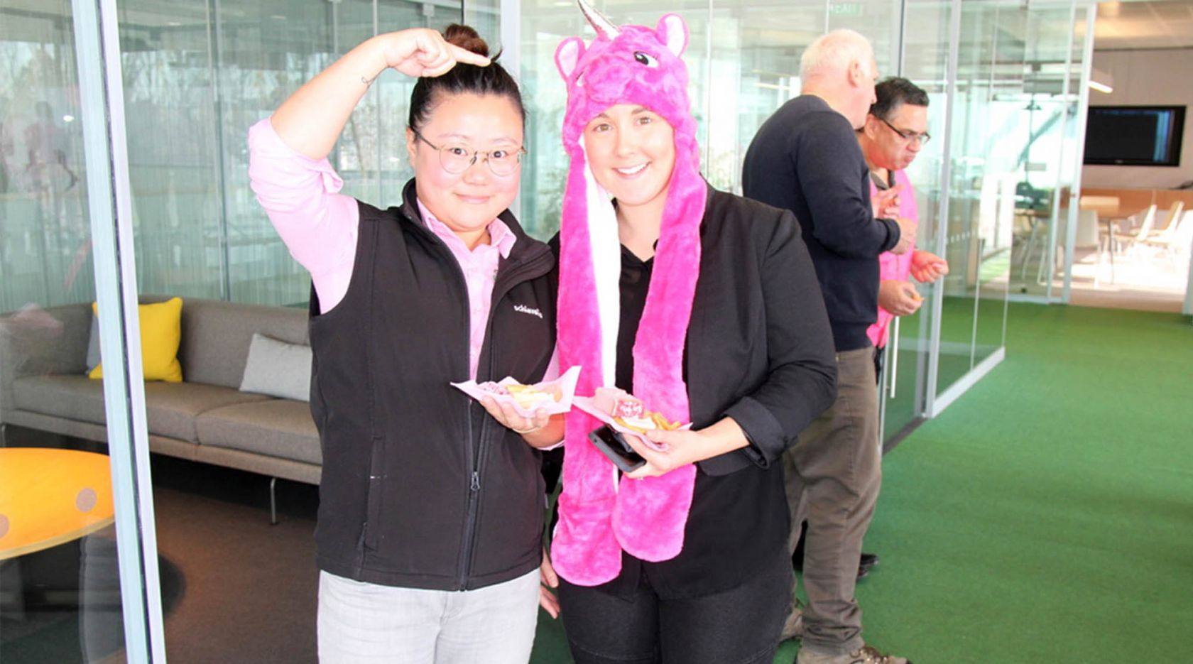 Go Pink 2019 HQ morning tea Annie Yi 