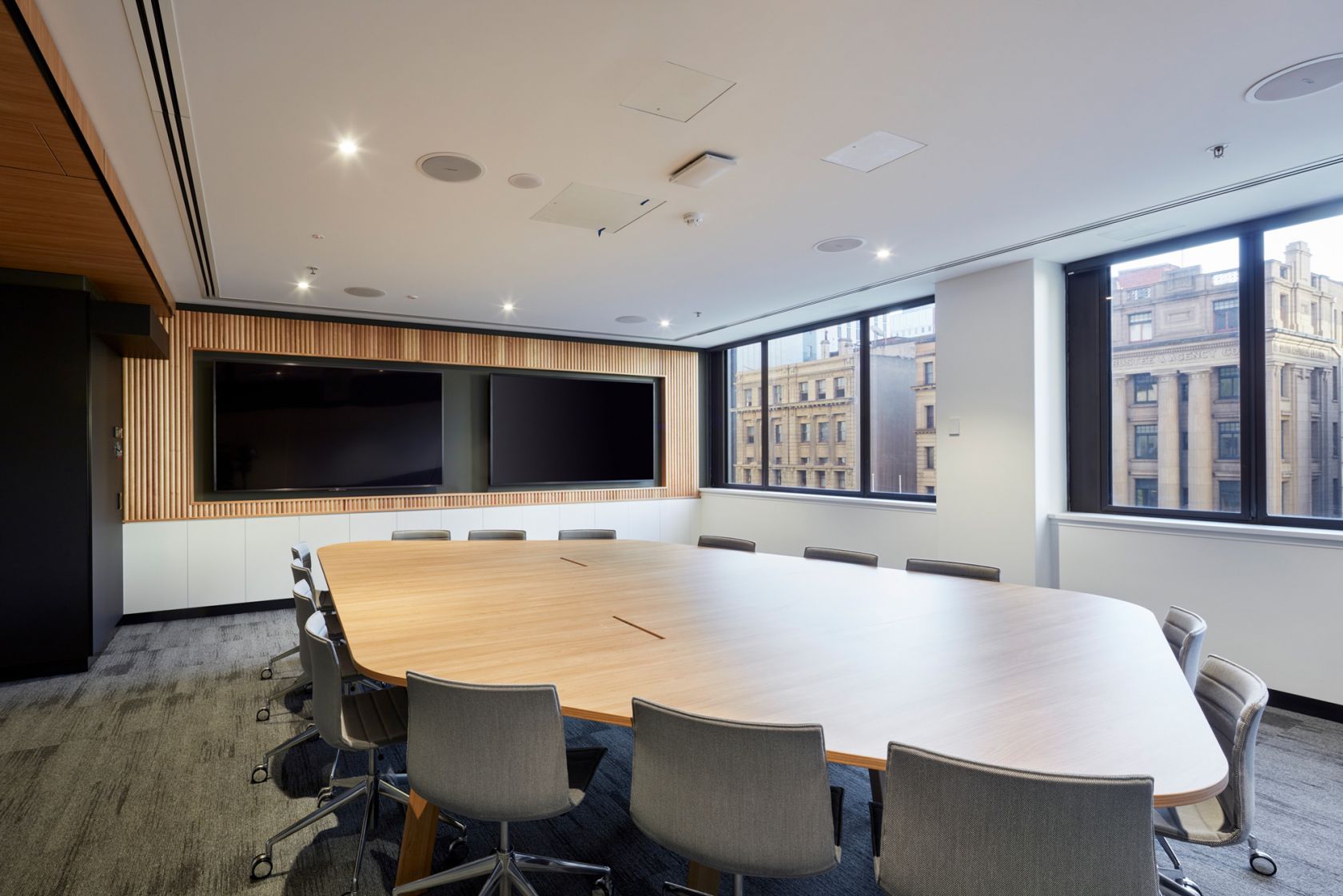 aurecon adelaide office fitout boardroom