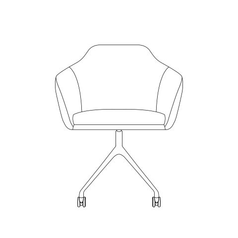 2D Palomino Chair CAD Models