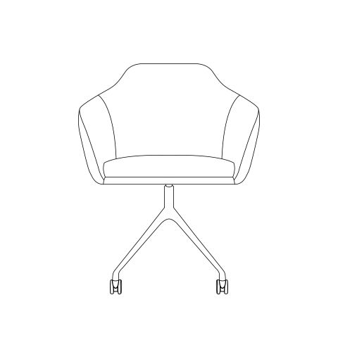 2D Palomino Chair CAD Models