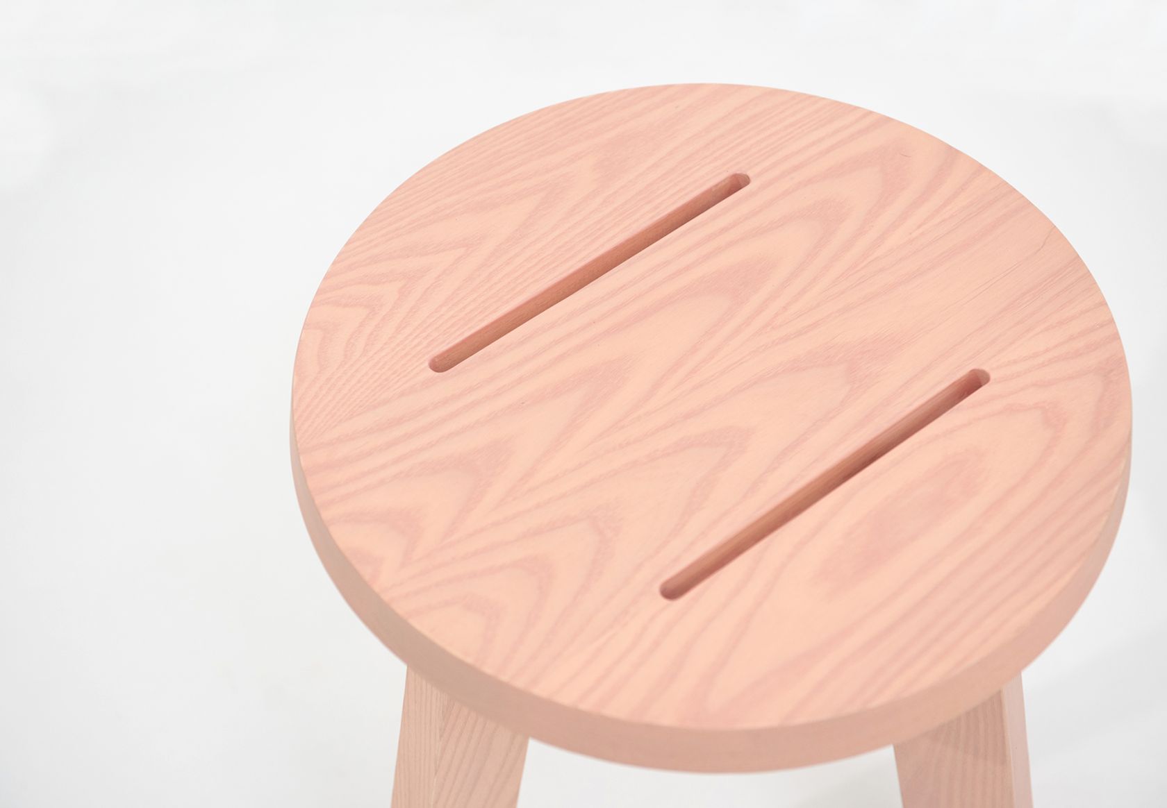 Cap Stool top of seat close up