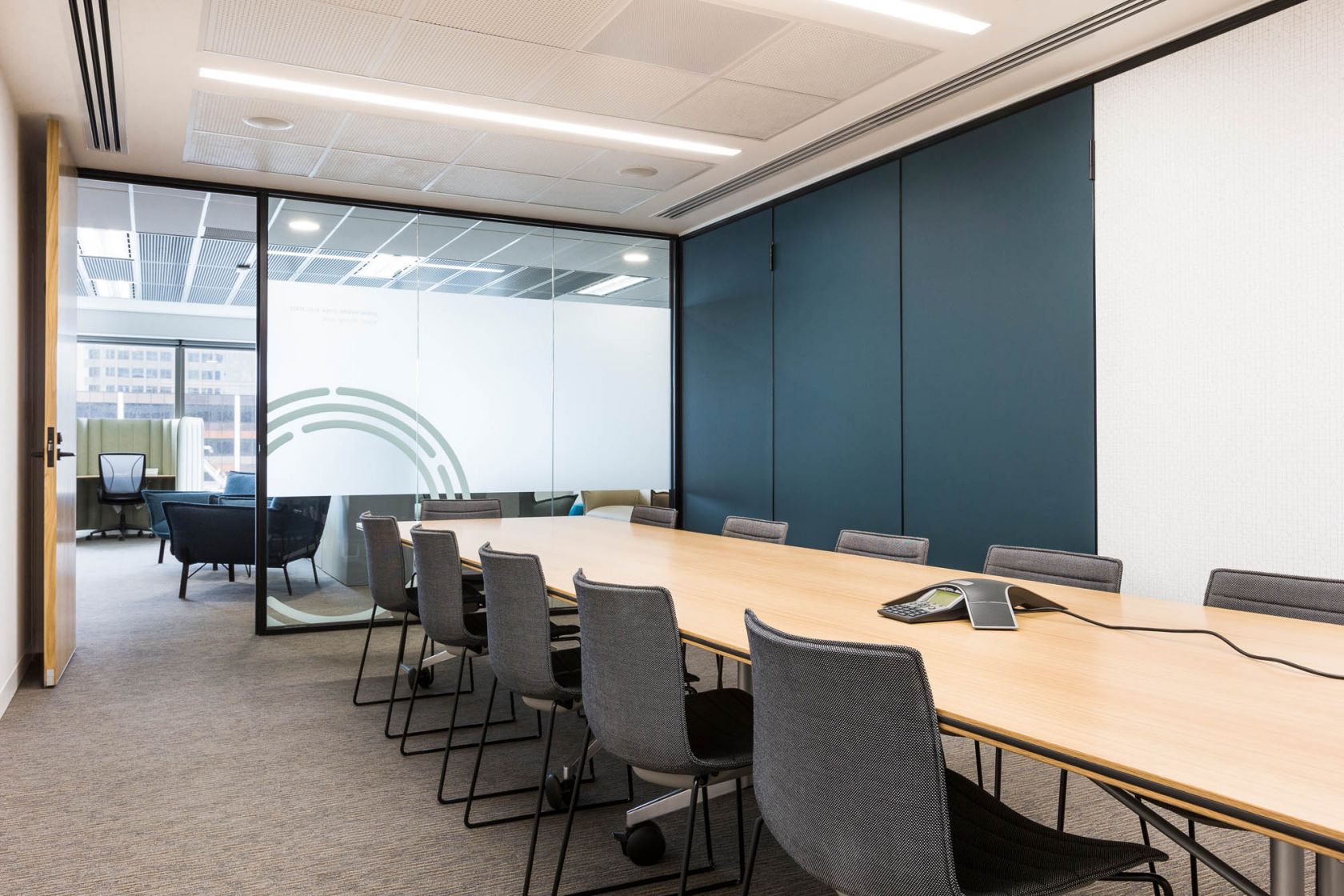 Government office boardoom fitout melbourne