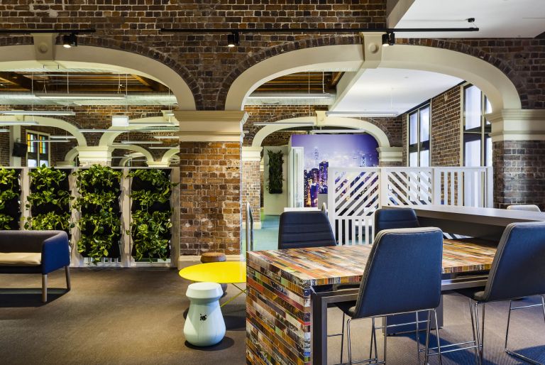 wotif sydney fitout heritage breakout garden bricks arches